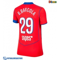 Fotballdrakt Dame Paris Saint-Germain Bradley Barcola #29 Tredjedrakt 2025-26 Kortermet
